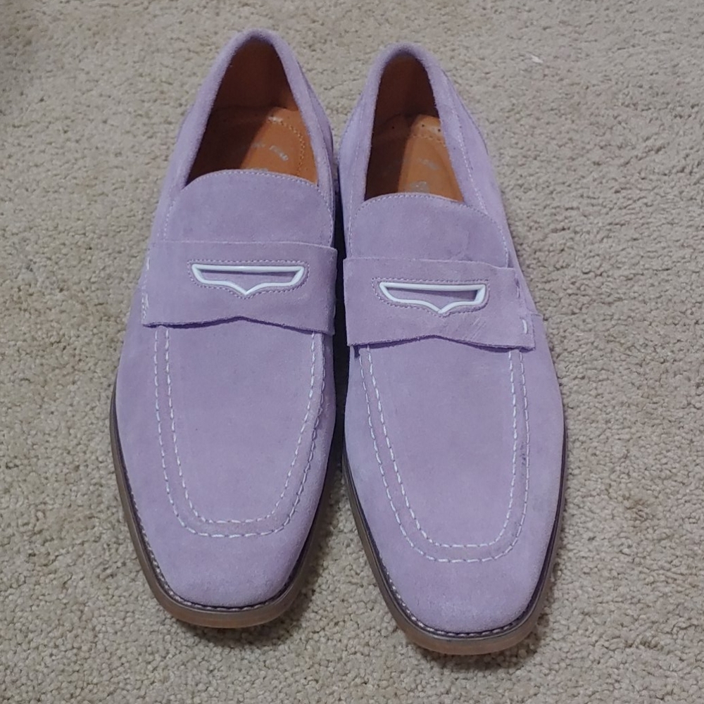 STACY ADAMS men's lilac loafers